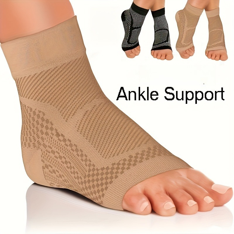 Ankle Brace Sock - 1 para sportowych stabilizatorów kostki, opaski