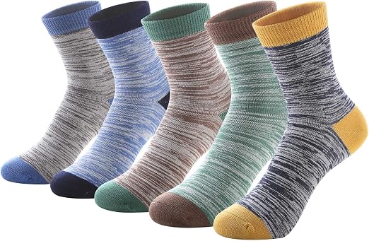 Cotton Crew Sock Pack - Skarpetki dziecięce chłopięce do kostki, bawełniane,