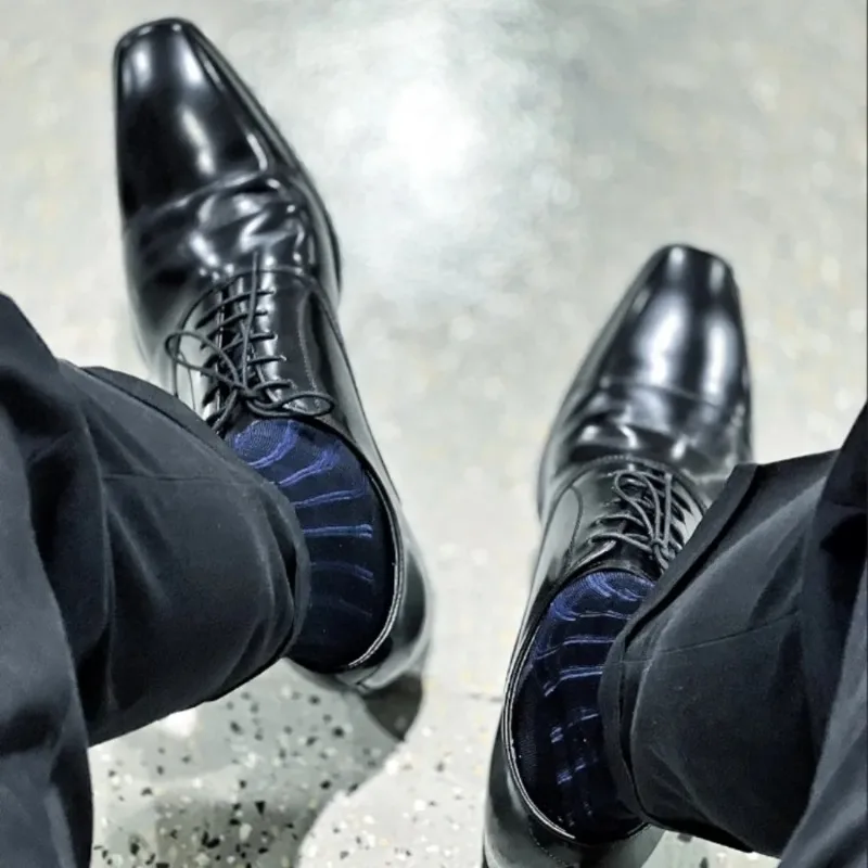 Męskie skarpetki w paski, ultr – Dress Sock Men recenzja i cena